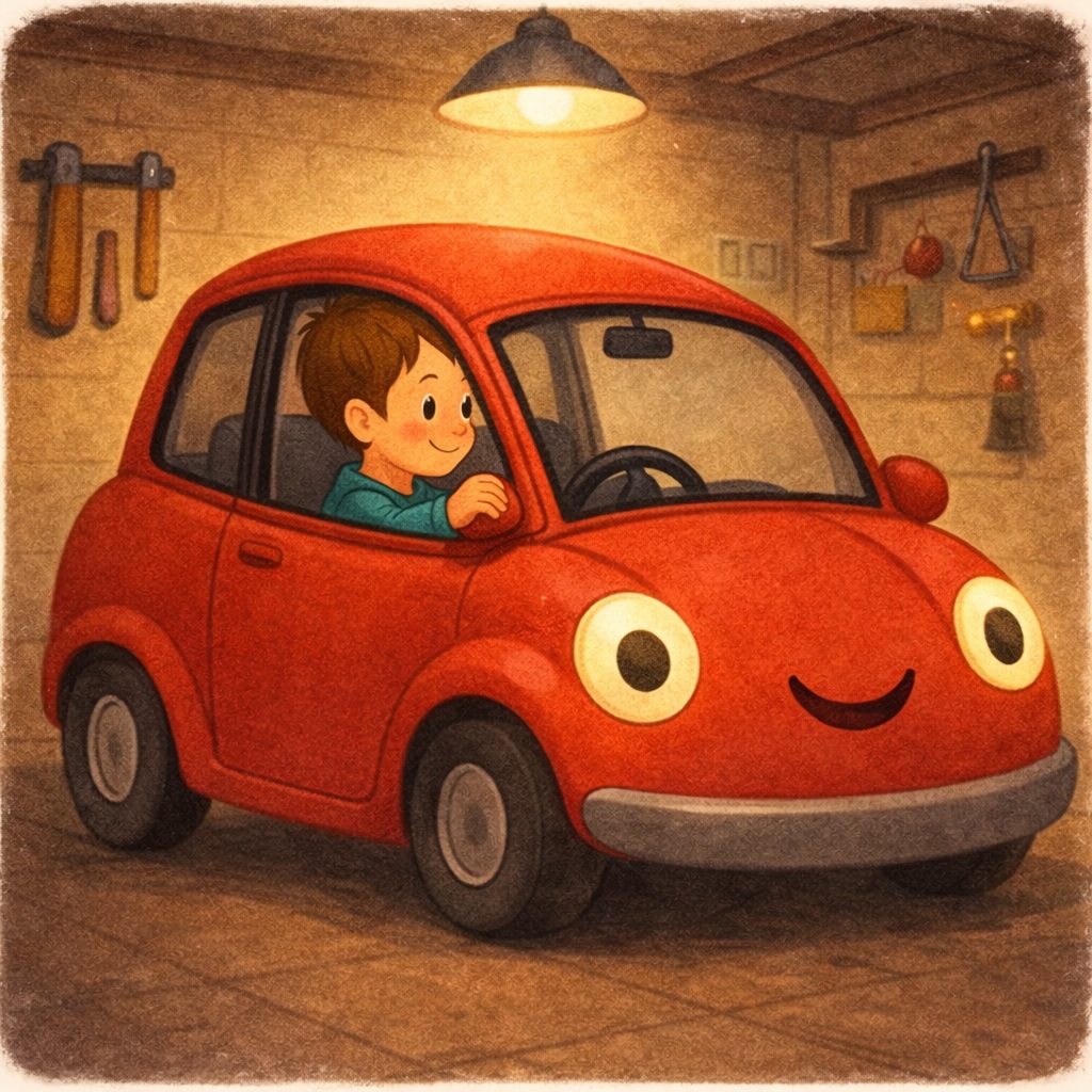 boy and his car