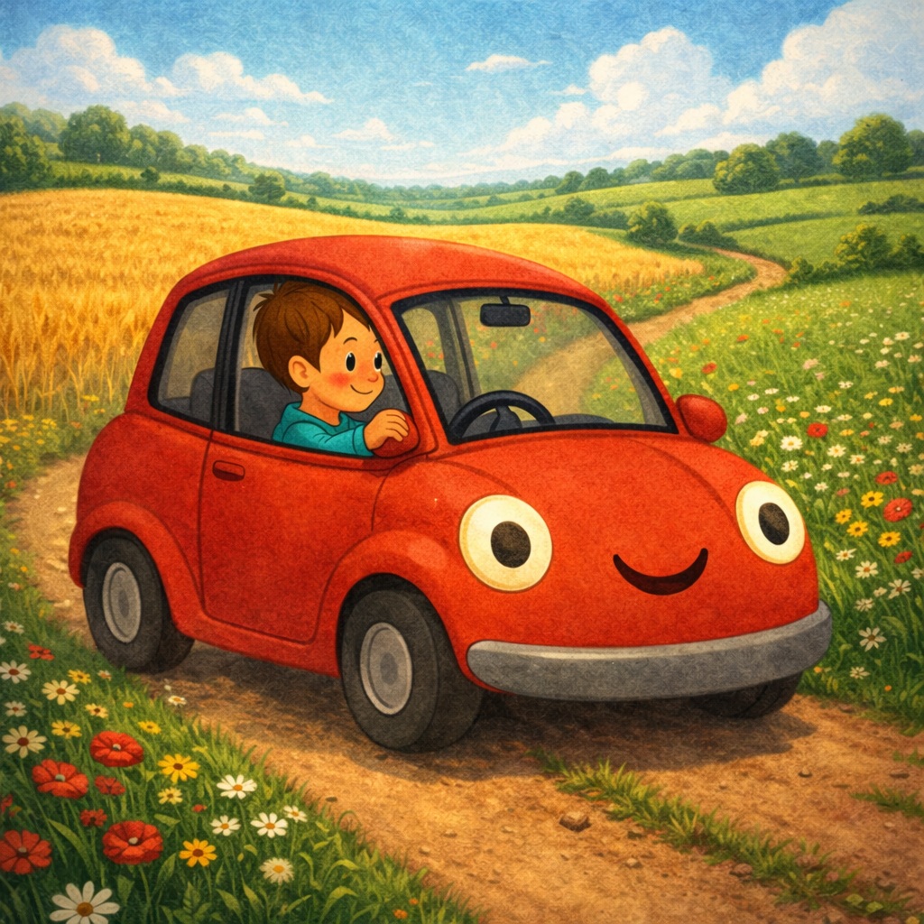 personalizowana bajka o chłopczyku i autku