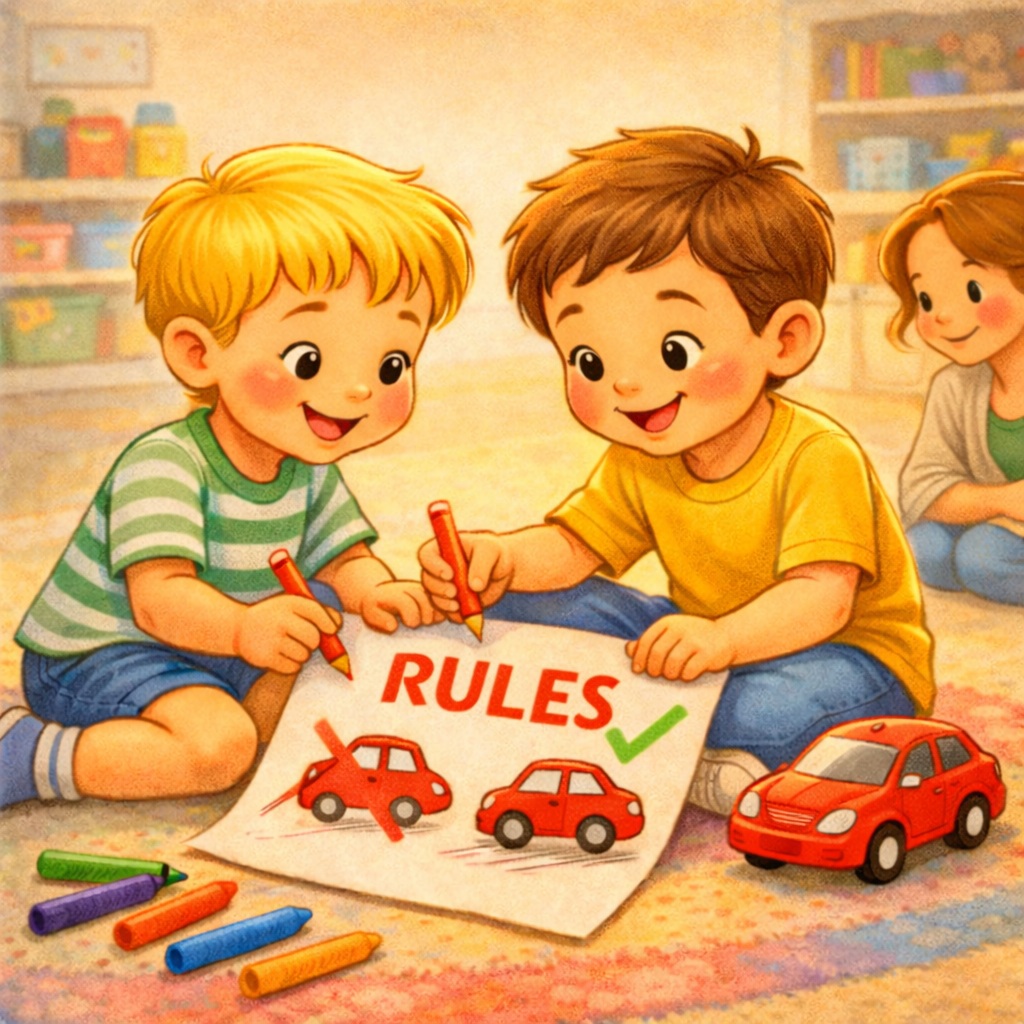 personalized story about a little boy and his emotions with sharing