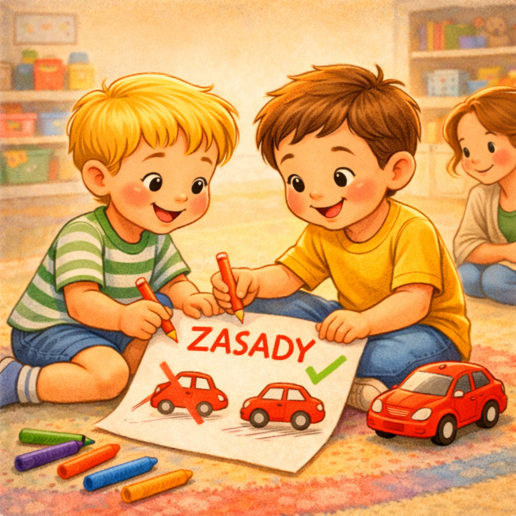 Chłopczyk, dzielenie się i wielkie emocje