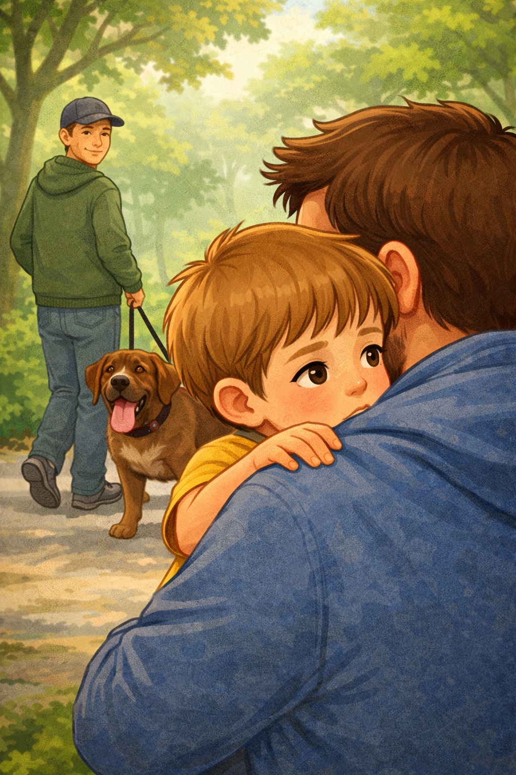 personalizowana bajka o dziewczynce i emocjach przy spotkaniu z psem